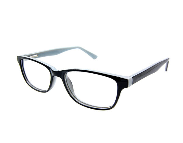 Black and Grey Plastic frames (SPRING SIDES) + FILTER INCLUDED, MODEL: PLT + 02 C1, SIZE: 49-16