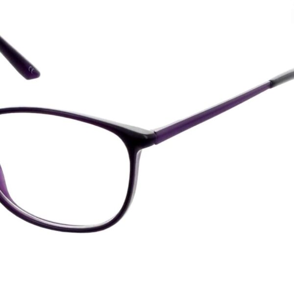 Black-Purple Plastic frames + FILTER INCLUDED, MODEL: LZR4104, SIZE: 51-16 - Image 2