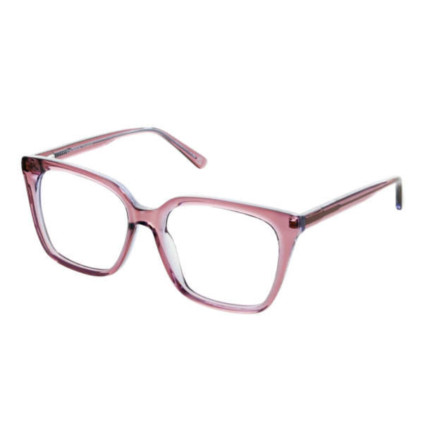 Rose plastic DESIGNER frame (SPRING SIDES) + FILTER INCLUDED, Size: 54-17, MODEL: CALUNA