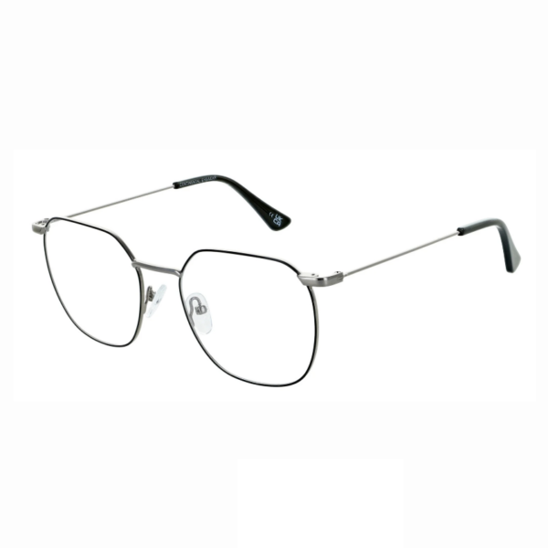 Gunmetal with brushed silver DESIGNER frame + FILTER INCLUDED, SIZE: 52-19 MODEL: ZTH103