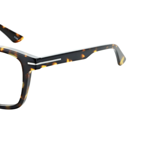 Brown Havana plastic DESIGNER frame + FILTER INCLUDED, MODEL: ZTH107, SIZE: 51-21 - Image 2