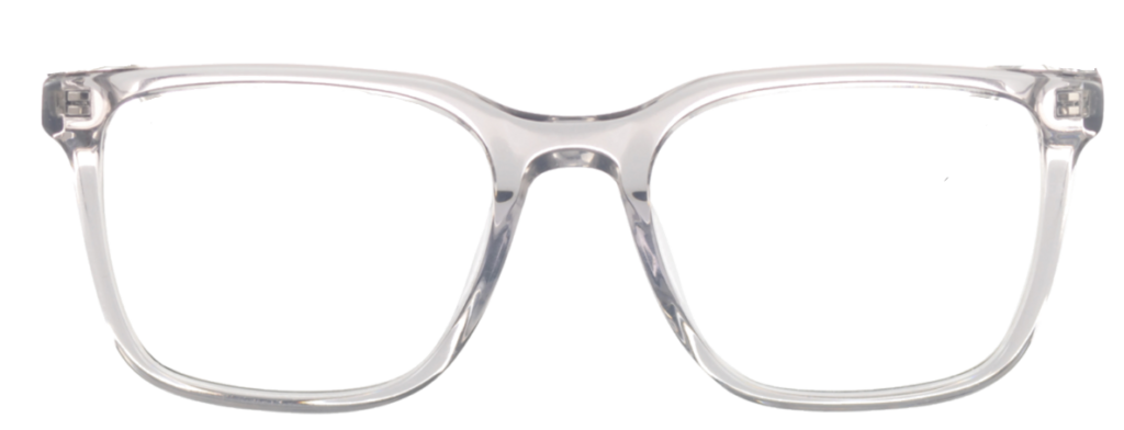 Light grey clear Crystal frame (SPRING SIDES) + FILTER INCLUDED, SIZE: 52-19  MODEL: ELITE 4679