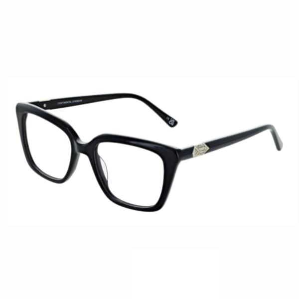 Black plastic DESIGNER frame (FILTER INCLUDED) SIZE: 52-18 MODEL: AMEMILIA