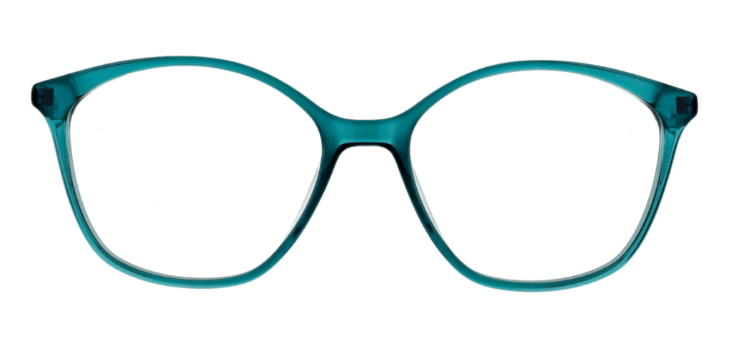 Aqua plastic with silver DESIGNER frame + FILTER INCLUDED, SIZE: 52-16, MODEL: CAELISE