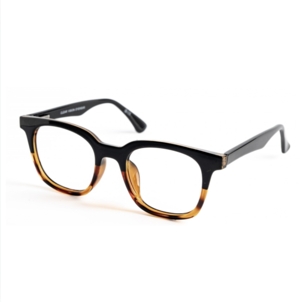 Black with Orange plastic frame (SPRING SIDES) + FILTER INCLUDED MODEL: DO302 SIZE: 51-19