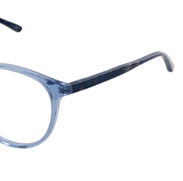 Crystal Blue/Dark Blue plastic frame (SPRING SIDES) + FILTER INCLUDED, MODEL: LZRJR2204 SIZE: 47-17 - Image 2