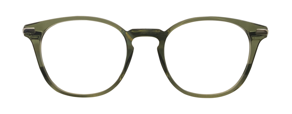 Khaki Green Plastic with brushed silver DESIGNER frame (SPRING SIDES)+ FILTER INCLUDED, SIZE: 50-20 MODEL: ZTH104