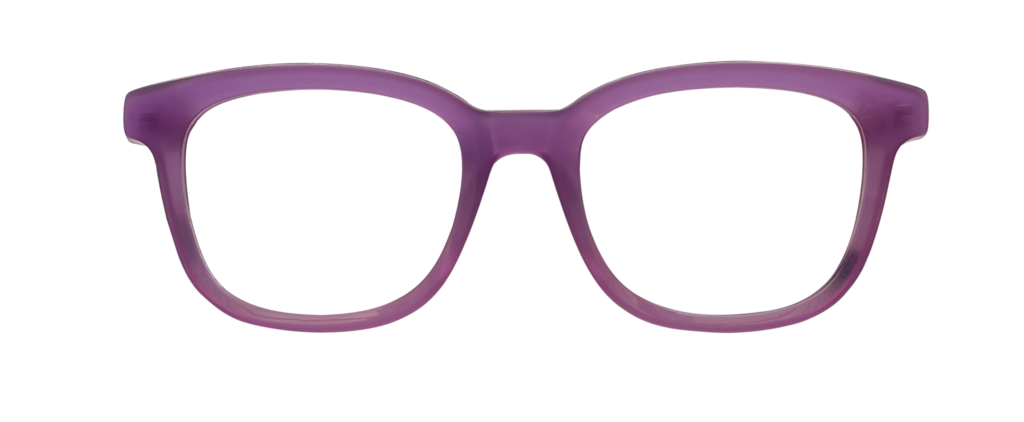 Purple Plastic DESIGNER frame + FILTER INCLUDED, SIZE: 50-19, MODEL: ZTH113