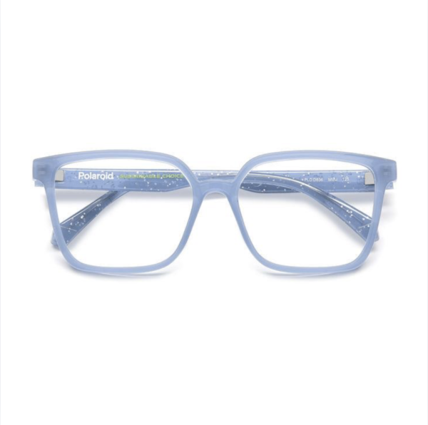 Sky Blue Plastic POLAROID KIDS frame + FILTER INCLUDED, MODEL: PLD D836 MVU, SIZE: 49-14 - Image 2